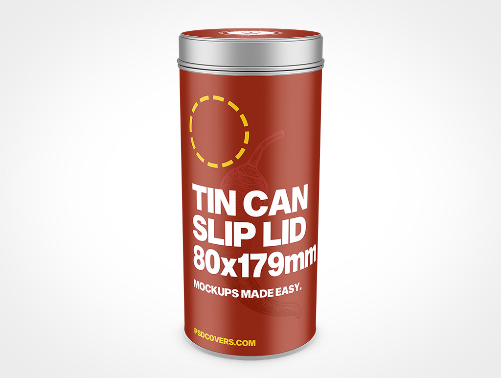 Slip Lid Can Mockup 5r4