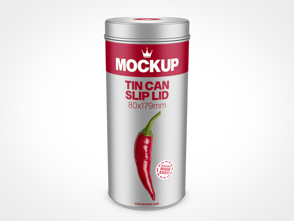 Slip Lid Can Mockup 5r