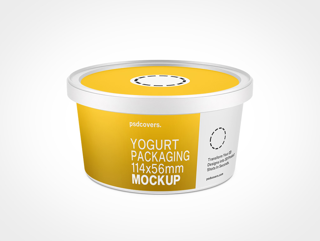 Yogurt Packaging Mockup 9r