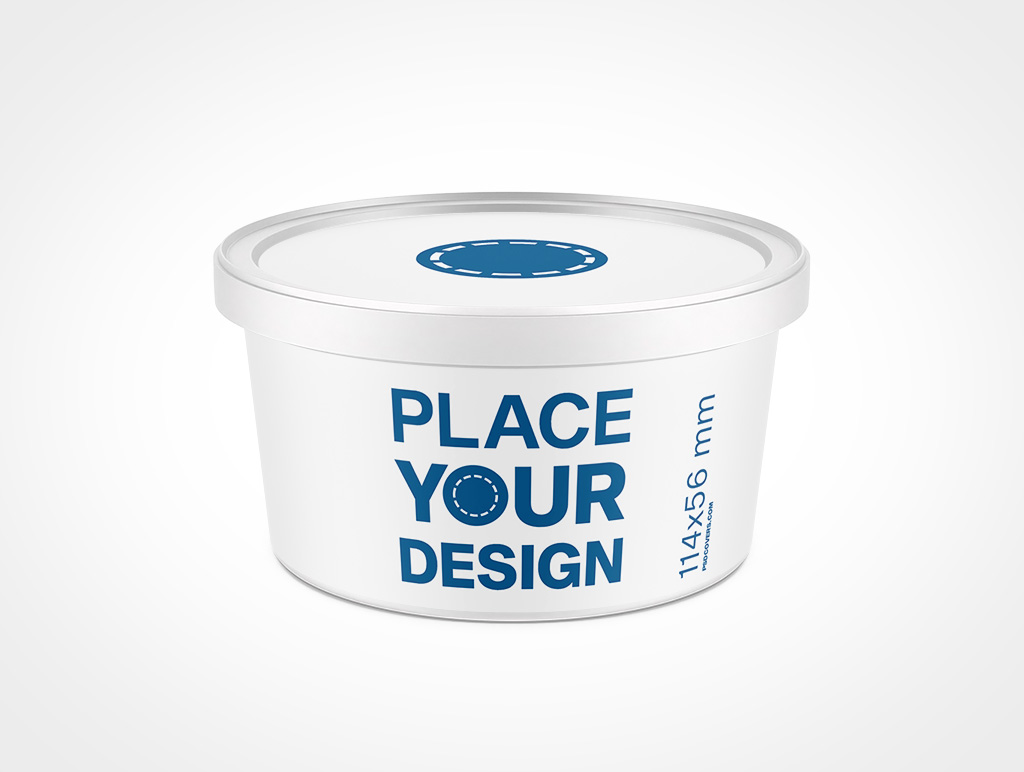 Yogurt Packaging Mockup 9r5