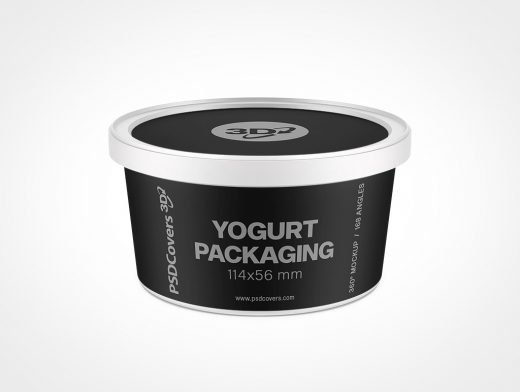 Yogurt Packaging Mockup 9r8