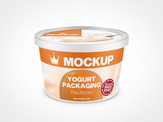Yogurt Packaging Mockup 6r7