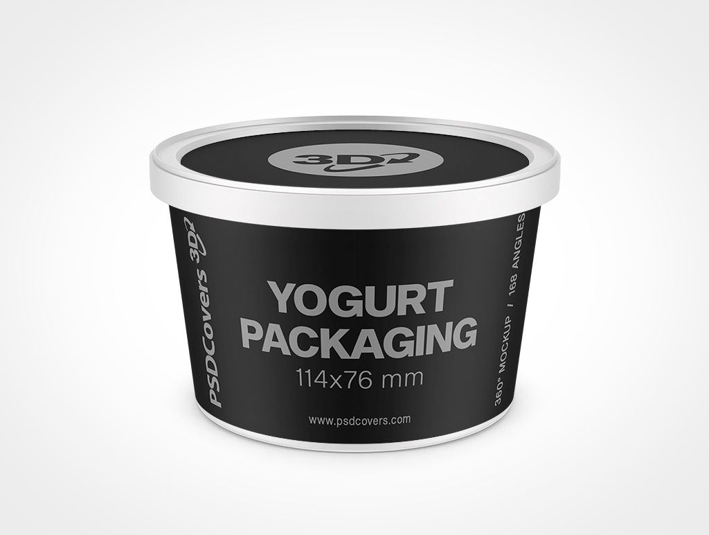 Yogurt Packaging Mockup 6r8
