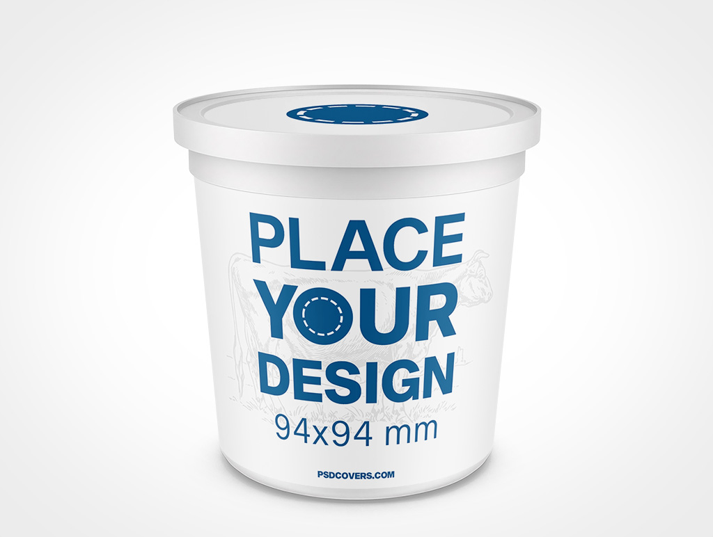 Yogurt Packaging Mockup 5r5