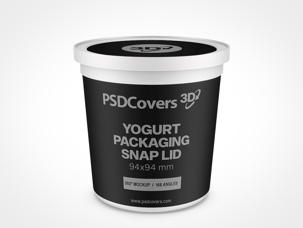Yogurt Packaging Mockup 5r8