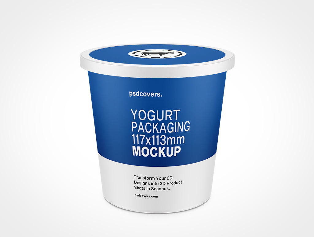 Yogurt Packaging Mockup 8r