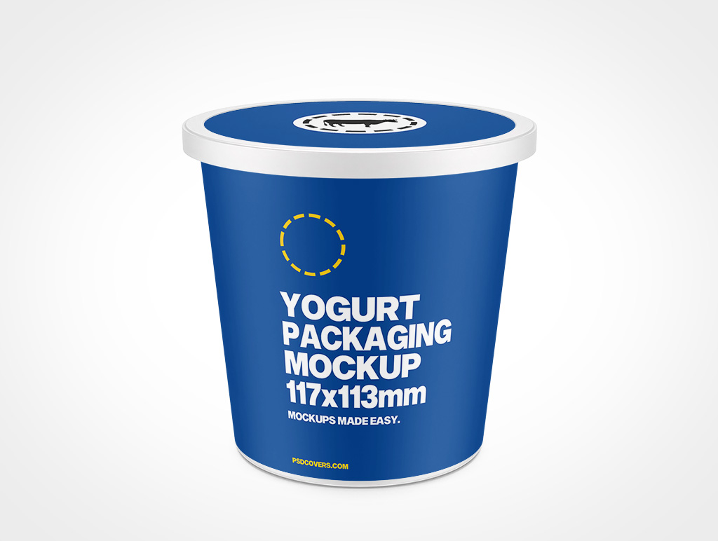 Yogurt Packaging Mockup 8r2