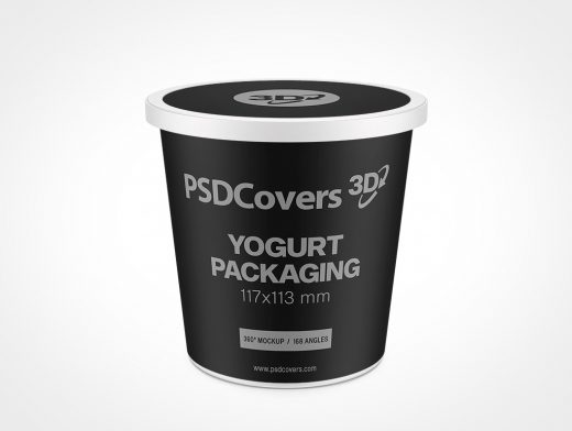 Yogurt Packaging Mockup 8r8