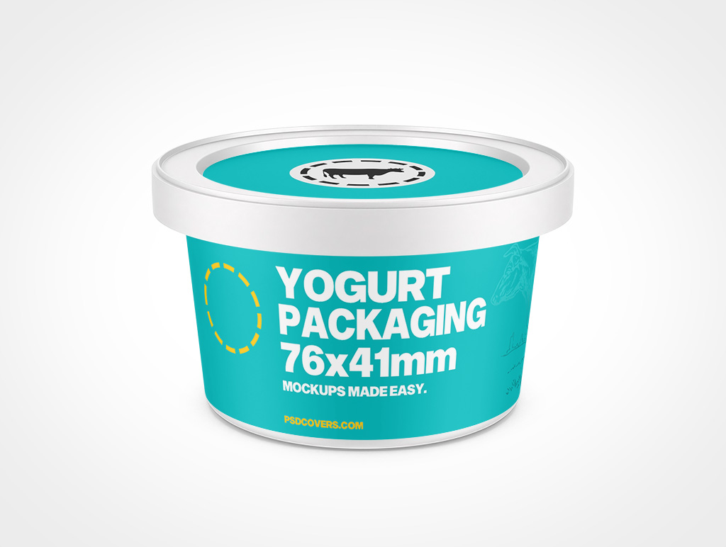 Yogurt Packaging Mockup 7r3