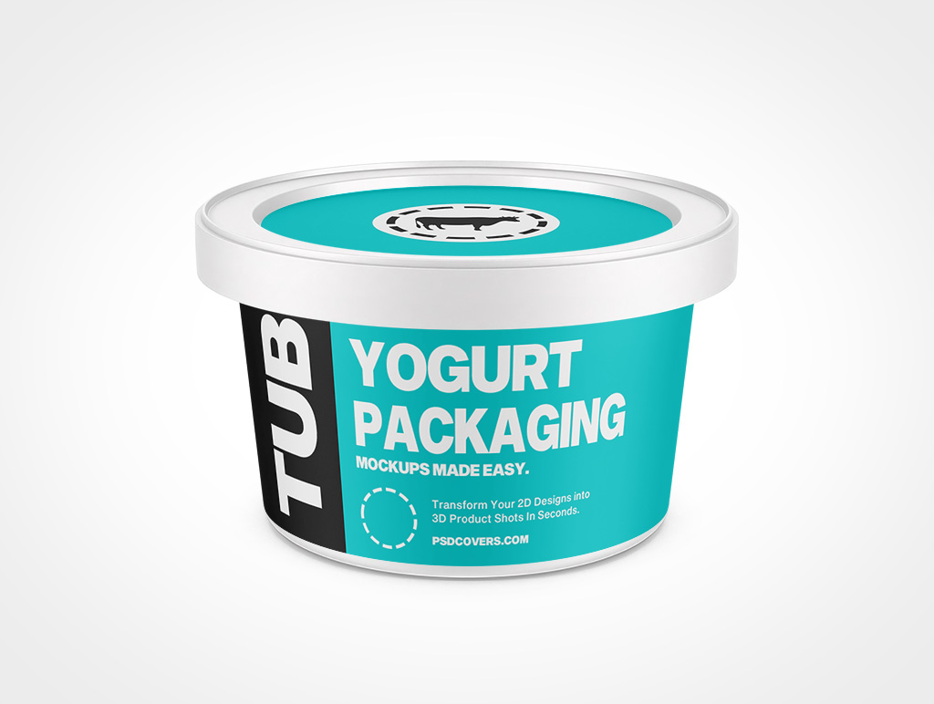 Yogurt Packaging Mockup 7r5