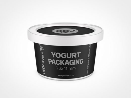 Yogurt Packaging Mockup 7r9