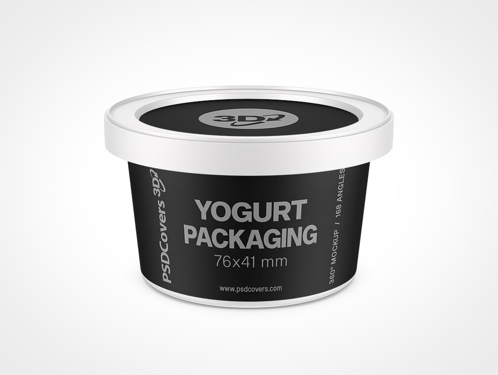 Yogurt Packaging Mockup 7r9