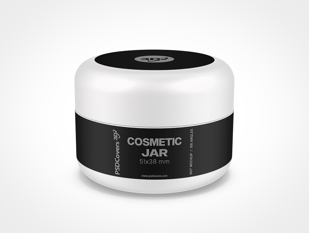 Cosmetic Jar Mockup 7