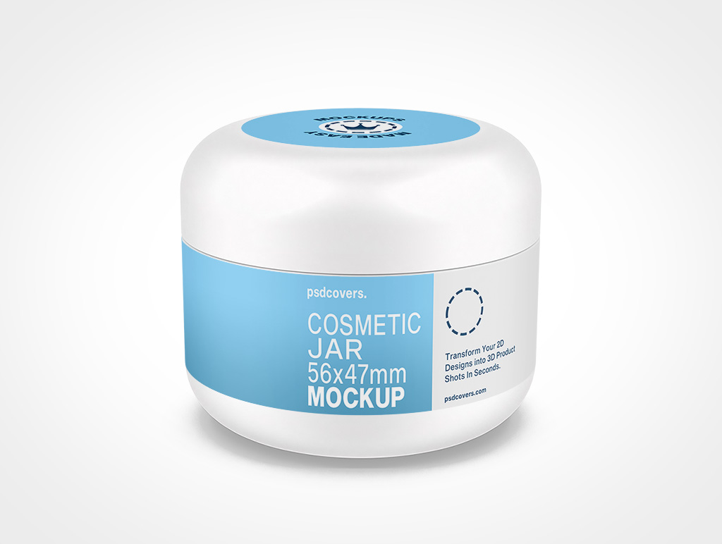 Cosmetic Jar Mockup 22r3