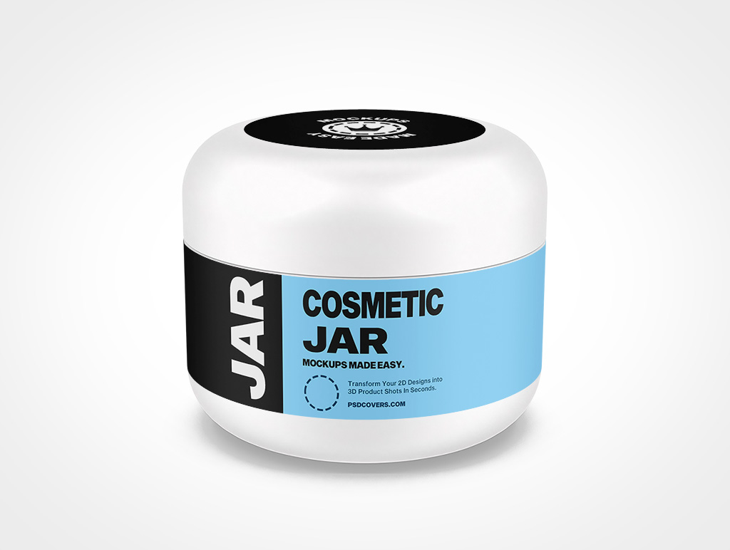 Cosmetic Jar Mockup 22r6