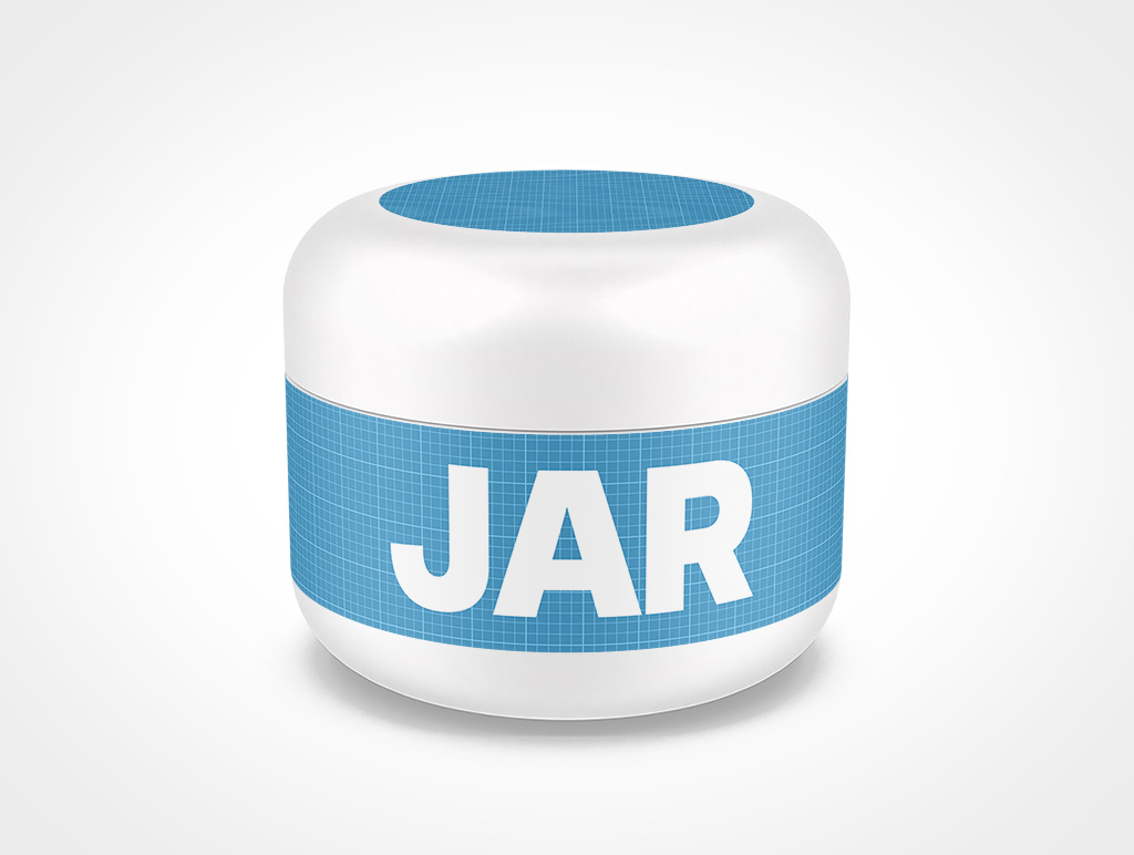 Cosmetic Jar Mockup 22r8