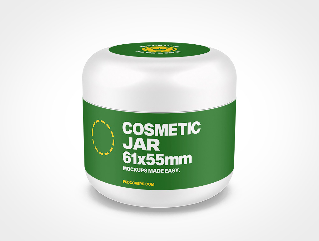 Cosmetic Jar Mockup 23r4
