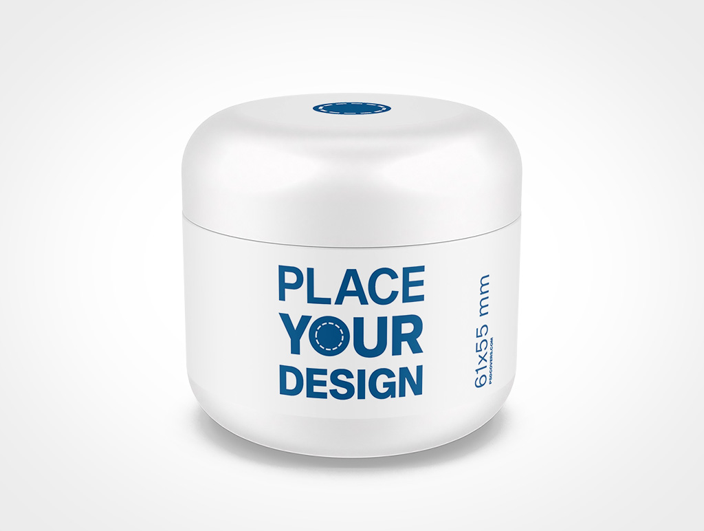 Cosmetic Jar Mockup 23r7