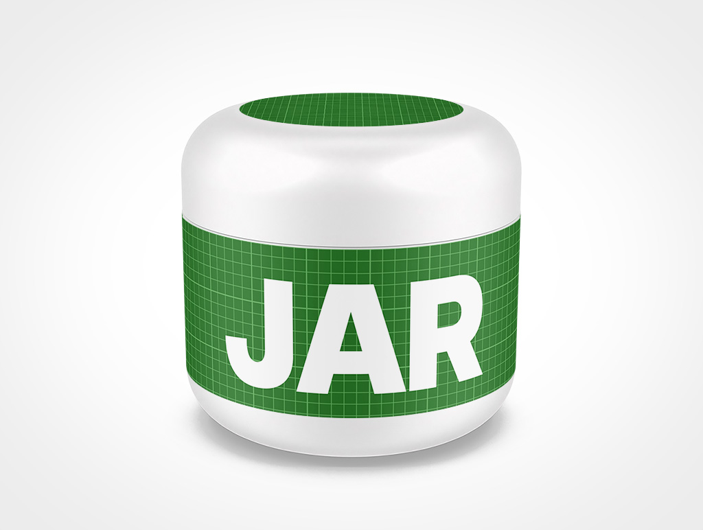 Cosmetic Jar Mockup 23r8