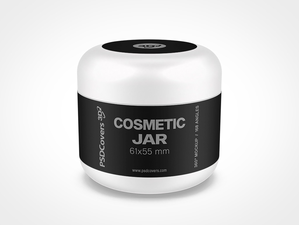 Cosmetic Jar Mockup 23