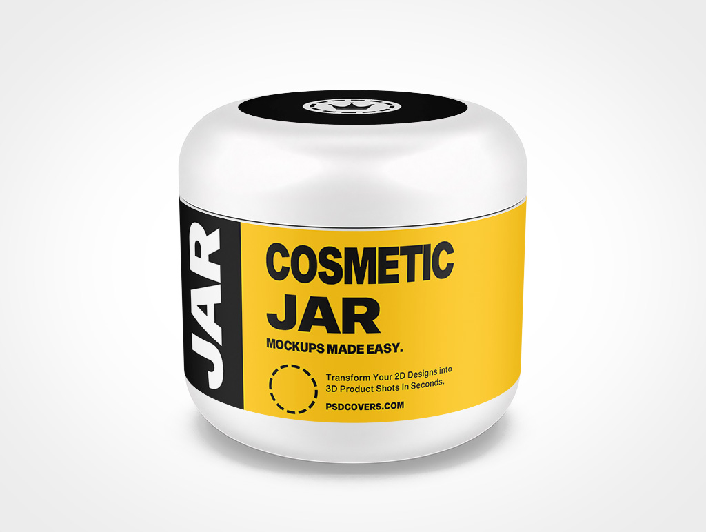 Cosmetic Jar Mockup 2r6