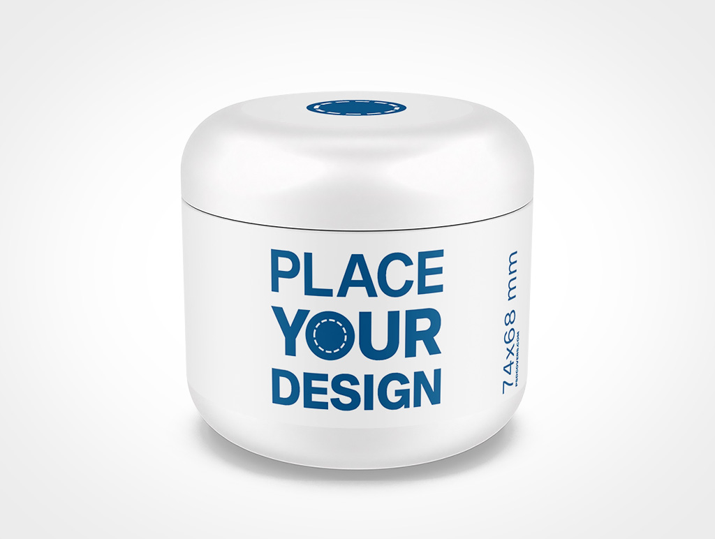 Cosmetic Jar Mockup 2r7