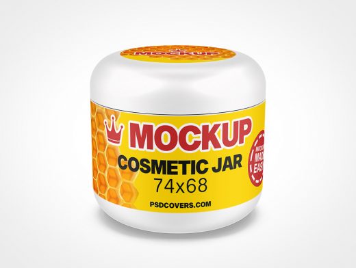 Cosmetic Jar Mockup 2r