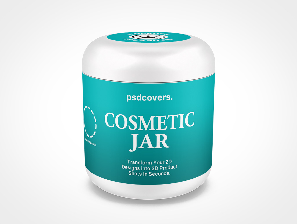 Cosmetic Jar Mockup 1r5