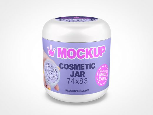 Cosmetic Jar Mockup 1r