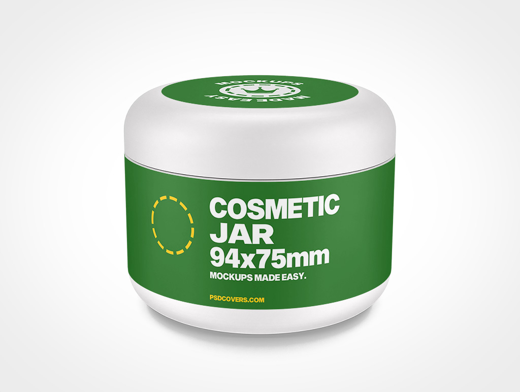 Cosmetic Jar Mockup 21r4