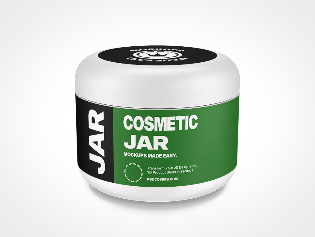 Cosmetic Jar Mockup 21r5