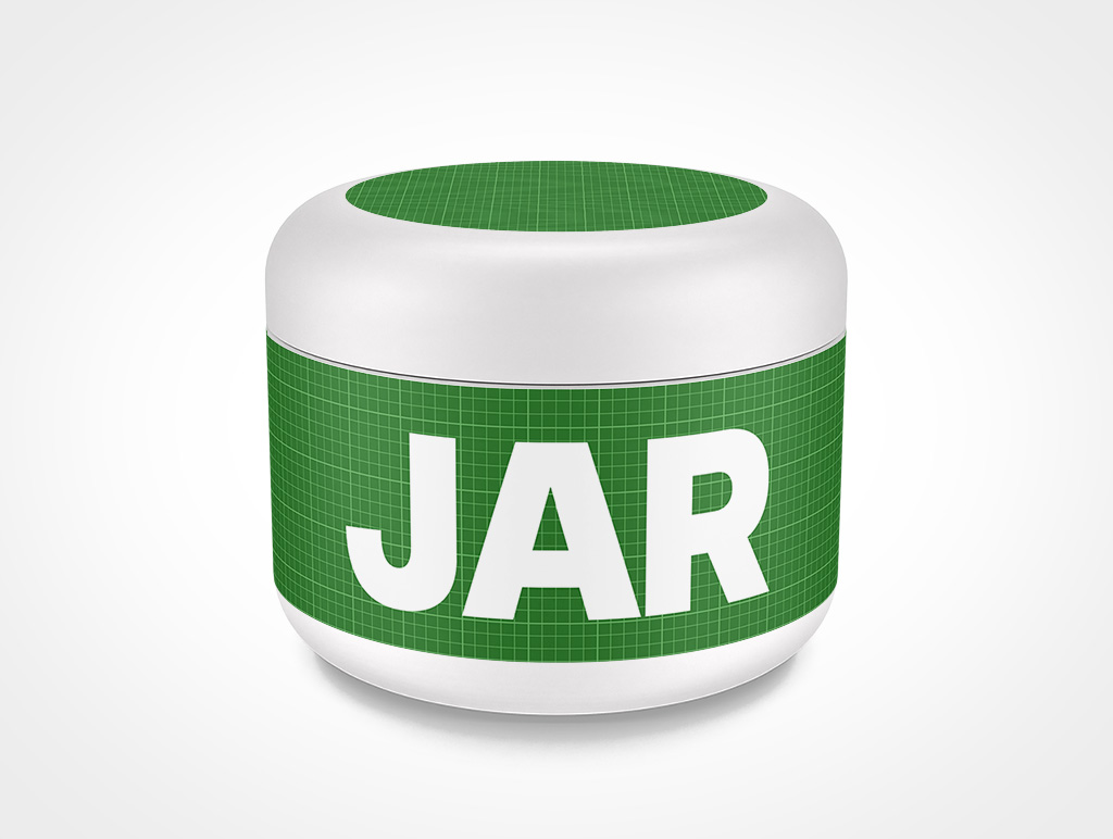 Cosmetic Jar Mockup 21r7