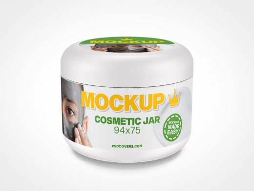 Cosmetic Jar Mockup 21r