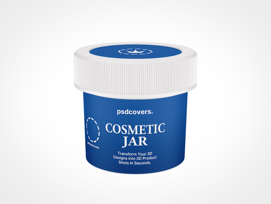 Cosmetic Jar Mockup 8r5