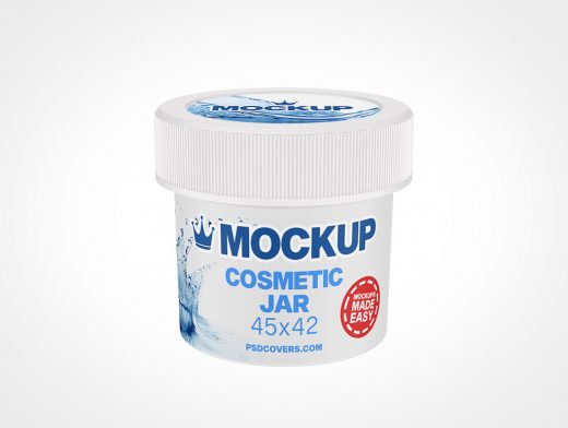 Cosmetic Jar Mockup 8r