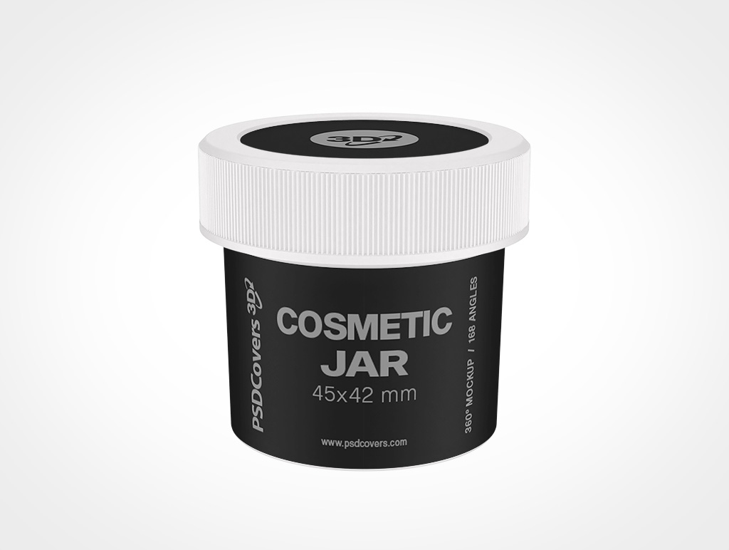Cosmetic Jar Mockup 8