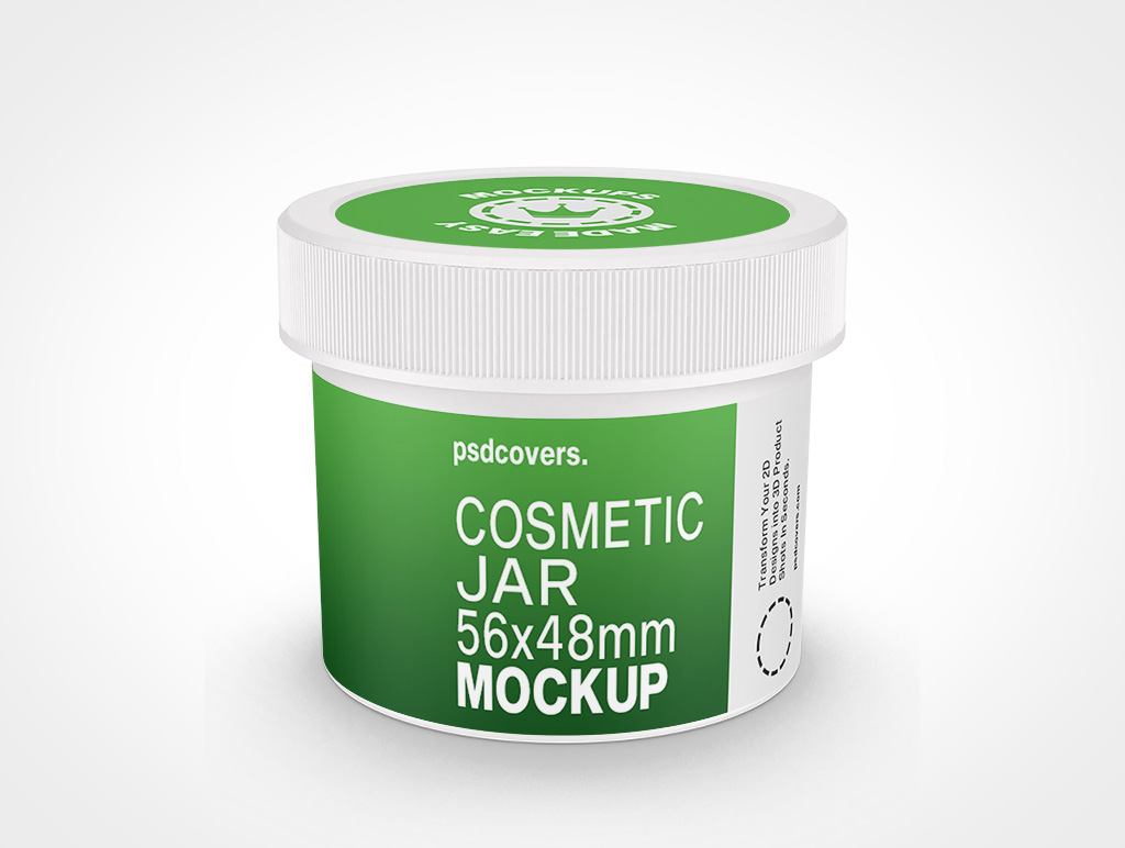 Cosmetic Jar Mockup 9r3