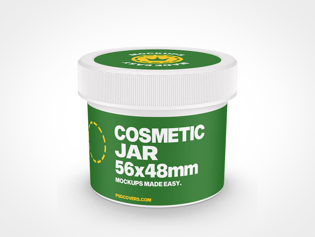 Cosmetic Jar Mockup 9r4