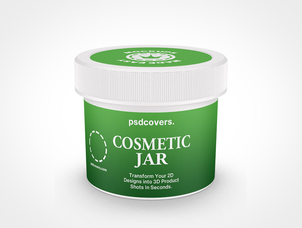 Cosmetic Jar Mockup 9r5