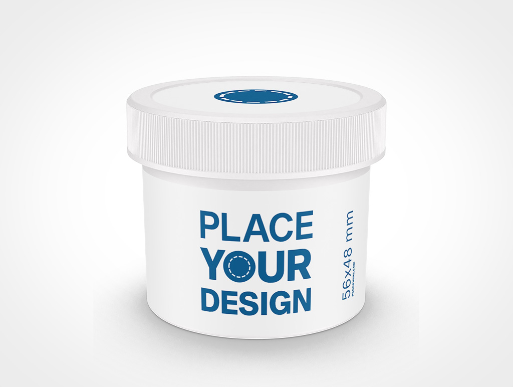 Cosmetic Jar Mockup 9r7