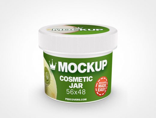 Cosmetic Jar Mockup 9r