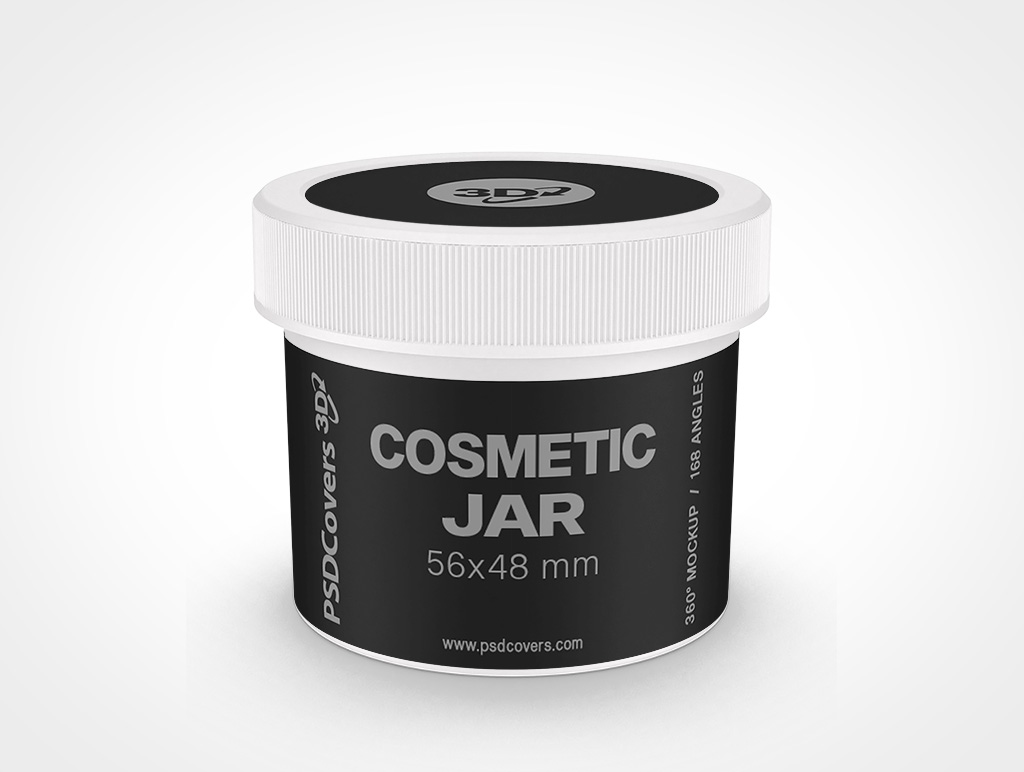 Cosmetic Jar Mockup 9