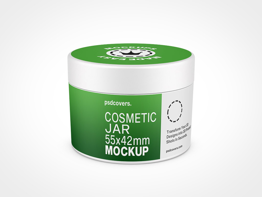 Cosmetic Jar Mockup 4r3
