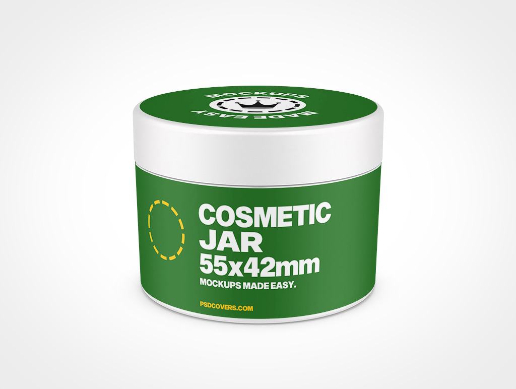 Cosmetic Jar Mockup 4r4