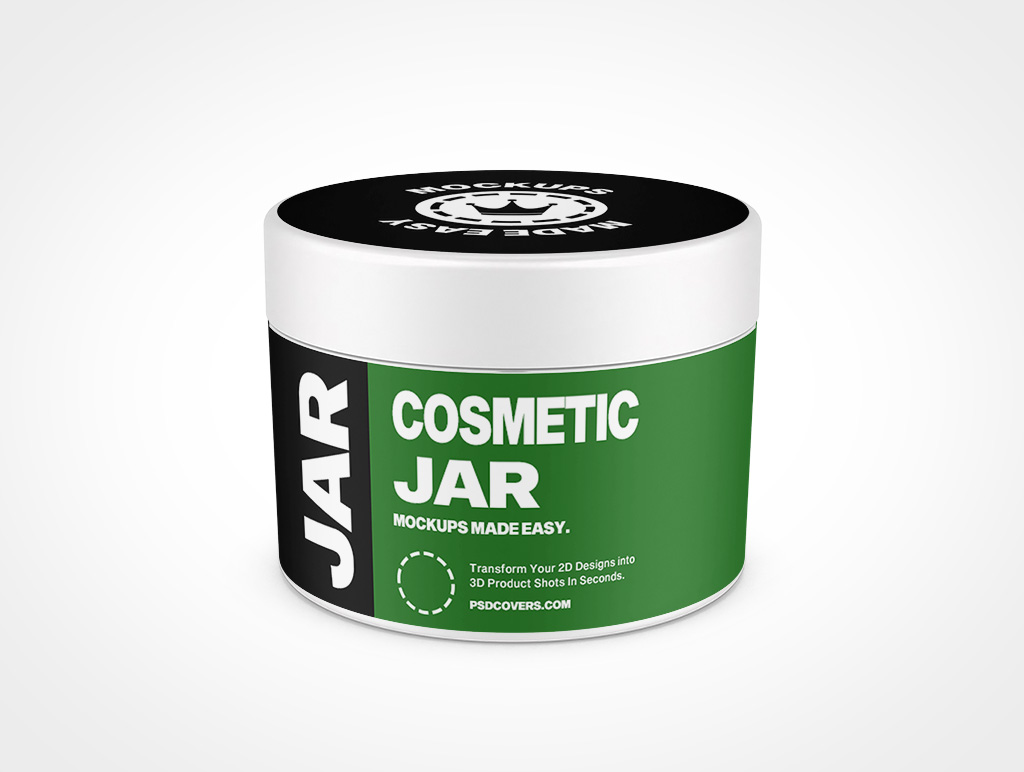 Cosmetic Jar Mockup 4r6