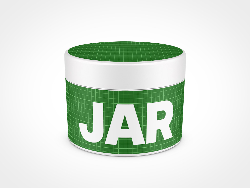Cosmetic Jar Mockup 4r8