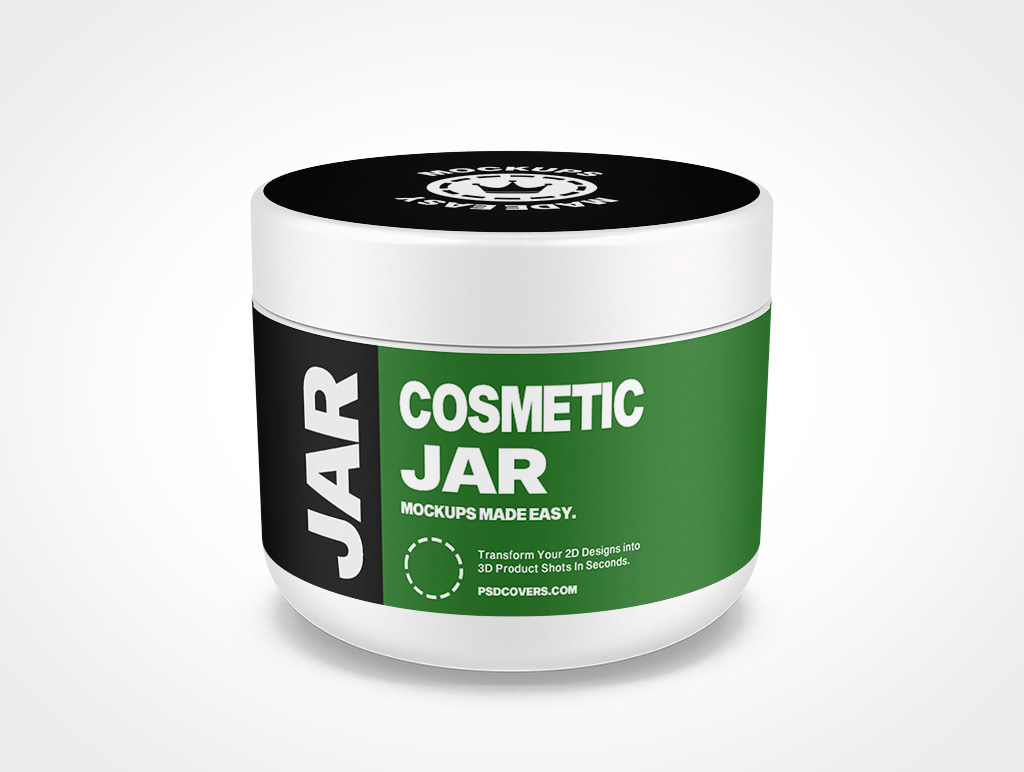 Cosmetic Jar Mockup 5r6