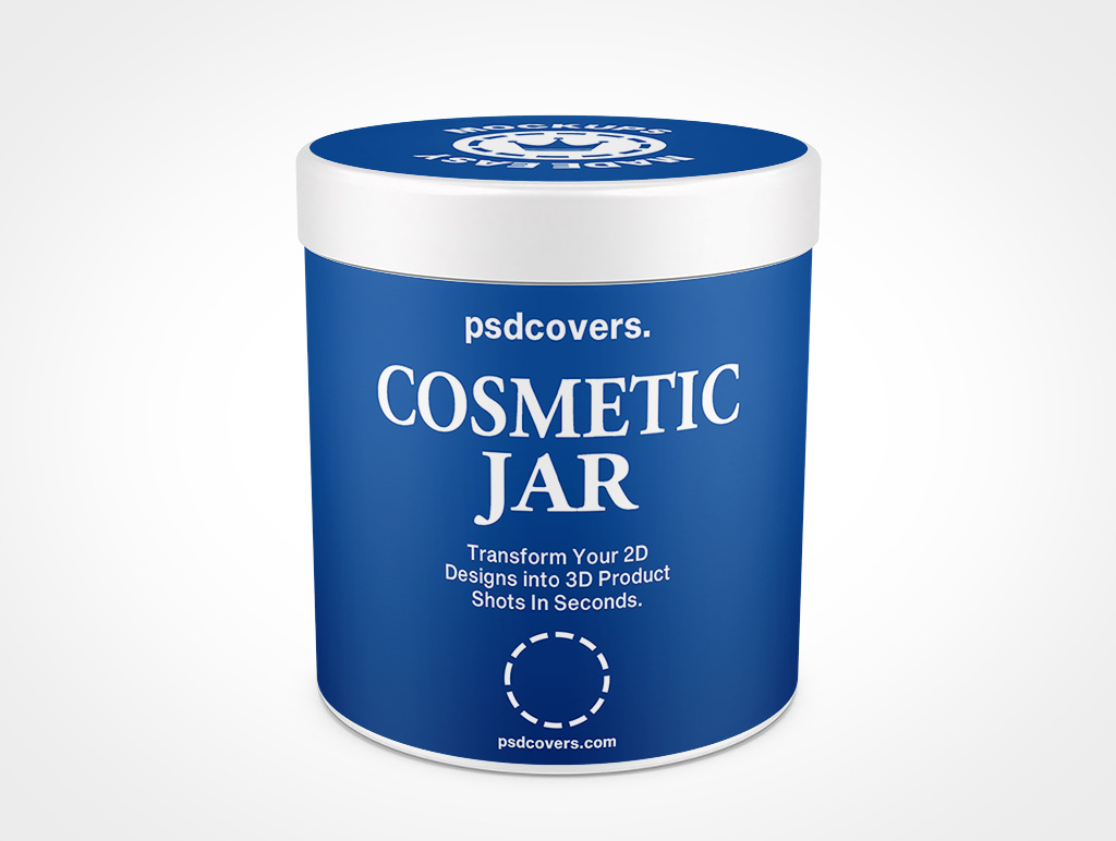 Cosmetic Jar Mockup 3r5