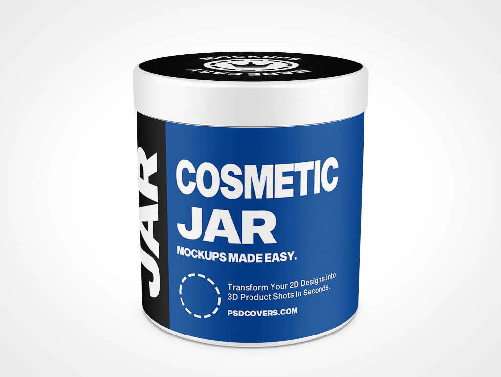 Cosmetic Jar Mockup 3r6