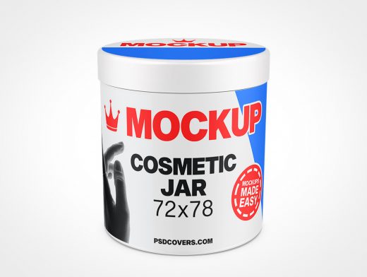 Cosmetic Jar Mockup 3r
